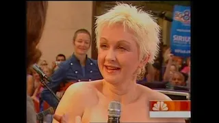 Cyndi Lauper - Money Changes Everything (NBC Today Aug 2006)