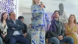 Elenco El Amor Invencible aquí presentación a Medios