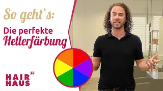 Wie mische ich die perfekte Hellerfärbung?