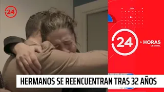 Hermanos se reencuentran después de 32 años: uno había sido secuestrado | 24 Horas TVN Chile