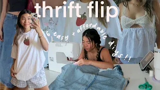 thrift flip: turning ugly clothes cute!! 6 easy + affordable clothing DIYS