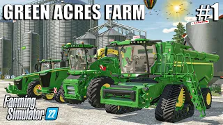 WELCOME to my NEW JOHN DEERE FARM | GREEN ACRES | Farming Simulator 22 - Episode 1