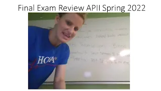 Final Exam Review