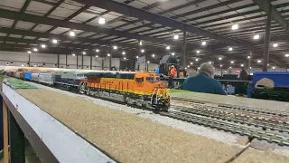 The PWMRC  model railroad club Timonium MD Oct 2023 show