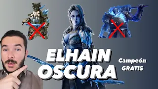 GUÍA de ELHAIN OSCURA, ¿Para qué es buena? campeona GRATIS al entrar 120 días a RAID: SHADOW LEGENDS