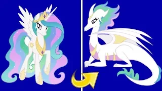 Май Литл Пони в образе Дракона | My Little Pony as Dragons