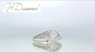 0 66ct GIA SI1 G Vintage Style Ring