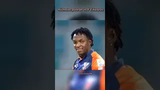 Nicholas pooran vs Fiddle Edward #nicholaspooran #viral #cricket #ytshorts