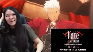 Fate/Stay Night UBW Abridged - Ep0: Speak The Devil's Name REACTION