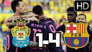 Las Palmas vs Barcelona 2017| RESUMEN Y GOLES HD| LIGA| 14-05-2017