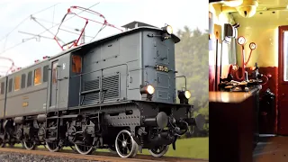 Electric locomotive class E95 - 1:32 gauge1 - steel-made by Bockholt - Review - 23,000 euros-model