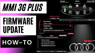 Audi MMI 3G PLUS/BASIC FIRMWARE UPDATE HOW-TO TUTORIAL DIY STEP-BY-STEP