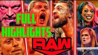 WWE Raw Full Highlights 6th June 2022 - WWE Monday Night Raw Highlights 6/6/22 - WWE Raw Highlights