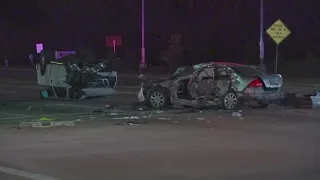 3 separate violent crashes reported across the Houston area