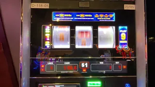 Max Betting on 777 BLAZING 🎰 Triple DOUBLE Jackpot Wild NUDGE