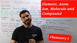 Element, Atom, ion  Molecule and  compound // Difference between Molecule and compound