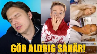 REAGERAR PÅ SVENSKA TIK TOK 🇸🇪 | Lova mig att inte säga detta!