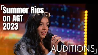 Summer Rios Sings Something in the Orange | AGT 2023