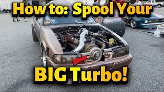 How to Spool a Turbo Car, GTR 102 on a 364ci Engine.