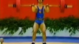 Frank Rothwell's Weightlifting History Yao Jingyuan 1984 Olympic Gold C+J.wmv