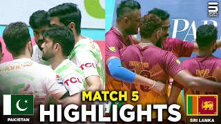 Full Highlights | Pakistan vs Sri Lanka | Match 5 | 2nd Engro Cava Volleyball Nations League 2024