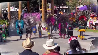 Danza azteca old mesilla New Mexico  Dia de Los muertos