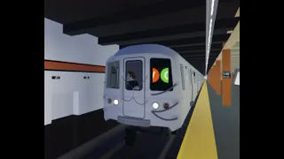 Roblox R46 rollsign scrolling from A to Z
