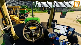 FENDT на вспашке поля с 6-метровым плугом LEMKEN | FS19