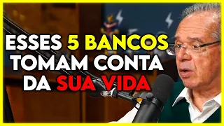 PAULO GUEDES SOBRE OS 5 MAIORES BANCOS DO BRASIL | Cortes Podcast