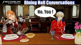 FE3H All Dining Hall Conversations & Dialogues - Fire Emblem Three Houses