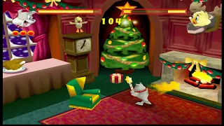 Tom and Jerry in Fists of Furry Gameplay on The Mice Before Christmas Spike vs Quacker 4K UHD 60Fps