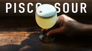 The Pisco Sour - a perfect sour cocktail recipe