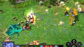 Heroes Of Might And MAgic 5 Tribes Of The East Inferno VS Sylvan