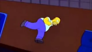 Homer Simpson spinning