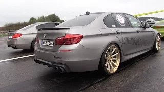 700HP BMW M5 F10 w/ Akrapovic Exhaust by BIMMER TUNING - Revs & Drag Racing!