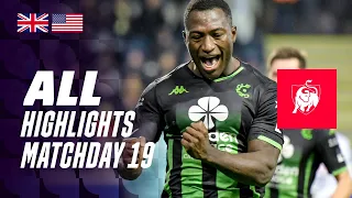 ALL HIGHLIGHTS MATCHDAY 19 👀⚽ Jupiler Pro League 23-24