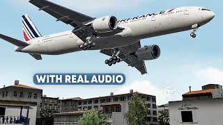 Nearly Crashing a Boeing 777 on Final Approach to Paris (Terrifying Moments on Tape)