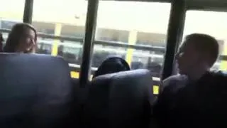 A typical middle school bus ride