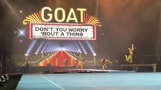 Simone Biles Don’t You Worry ‘Bout A Thing Performance in Gold Over America Tour