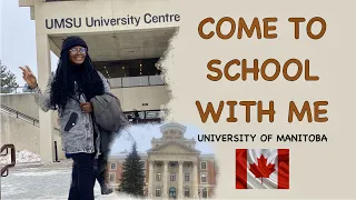 UNIVERSITY OF MANITOBA|Come to school with me | Schooling Abroad #vlog