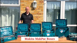 Makita Makpac Boxes, What fits in what box