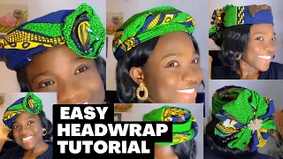 How To Tie Easy Ankara Zara Cap On Your Own  / Tutorial / Turban / Ankara Headwrap Styles