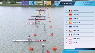 K1 Men's 1000m Semi Final A3 / 2024 Canoe-Kayak Sprint European Paris Olympic Qualifier Szeged