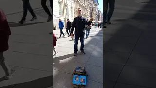 Уличная проповедь. Санкт-Петербург.