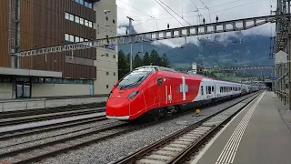 RABe 501 004 "Giruno" (Stadler Rail EC250 "SMILE") in Arth-Goldau (03.09.18)