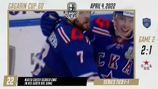 2022 KHL Gagarin Cup Playoffs in 60 seconds - 04 April