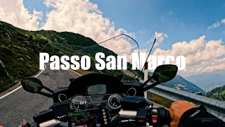 2018 K1600GT climbing Passo San Marco