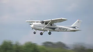 Cessna 172 Skyhawk, 182 Skylane, Piper PA-30 Twin Comanche & Cirrus SR20 at Wings Field (LOM)