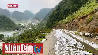 Tin thiên tai: Mưa đá phủ trắng khu vực giáp ranh Hòa Bình - Sơn La