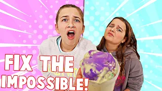 FIX THIS IMPOSSIBLE SLIME CHALLENGE!! CAN IT BE FIXED?? | JKREW